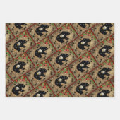 Heilige Schwarze Bären Bald Eagle Wilderness  Geschenkpapier Set (Vorderseite 3)