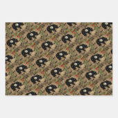 Heilige Schwarze Bären Bald Eagle Wilderness  Geschenkpapier Set (Vorderseite 2)