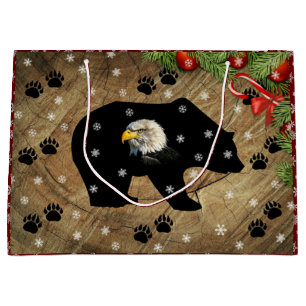 Heilige Schwarze Bären Bald Eagle Wilderness Große Geschenktüte