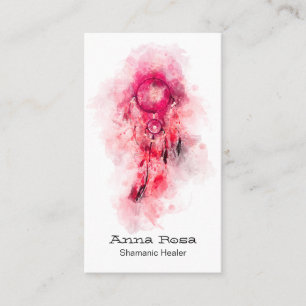 *~* Heilige Shamanic Dream Catcher Tribal Shaman Q Visitenkarte