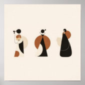 Heilige Silhouetten Poster (Vorne)