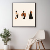 Heilige Silhouetten Poster