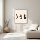 Heilige Silhouetten Poster