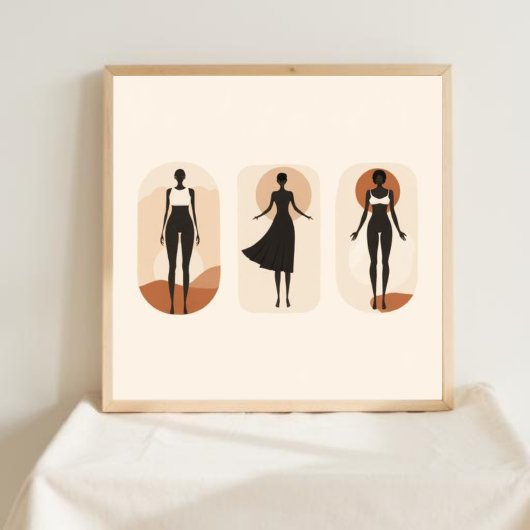 Heilige Silhouetten Poster