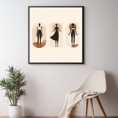 Heilige Silhouetten Poster