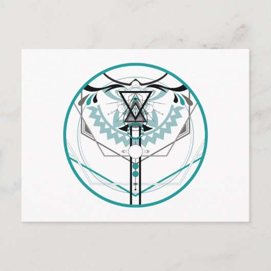 heilige Sonnenbrille Postkarte (Vorderseite)