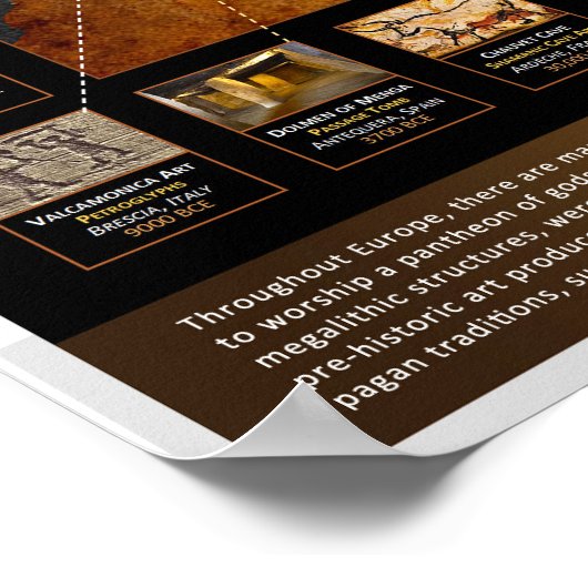 Heilige Stätten Europas Poster (Ecke)