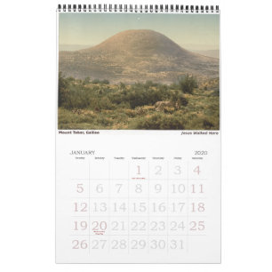 Heilige Stätten im Heiligen Land-Kalender Kalender