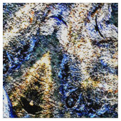 Heilige Sterne.... Stoff (Nahaufnahme)