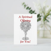 Heilige Stunde Postkarte (Stehend Vorderseite)