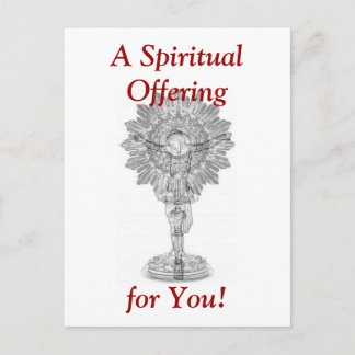 Heilige Stunde Postkarte