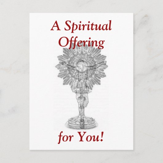 Heilige Stunde Postkarte (Vorderseite)