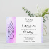 *~* Heilige Symbol Spirituelle Pastelensehen Einladung (Stehend Vorderseite)