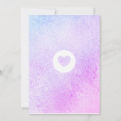 *~* Heilige Symbol Spirituelle Pastelensehen Einladung (Rückseite)