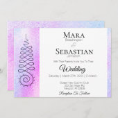 *~* Heilige Symbol Spirituelle Pastelensehen Einladung (Vorne/Hinten)