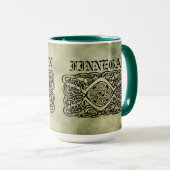 heilige Symbole des keltischen irischen Tasse (VorderseiteRechts)