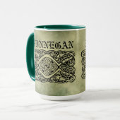 heilige Symbole des keltischen irischen Tasse (Vorderseite Links)