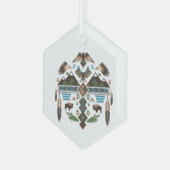 Heilige Symbole Ornament Aus Glas (Vorderseite Links)
