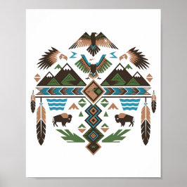 Heilige Symbole Poster