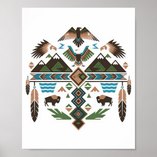 Heilige Symbole Poster