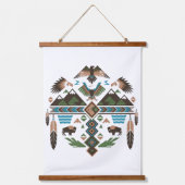 Heilige Symbole Wandteppich Mit Holzrahmen (Vorderseite)