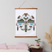 Heilige Symbole Wandteppich Mit Holzrahmen (Schlafzimmer)