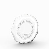 Heilige Taufe Einfache Rahmen Modernes Foto (Links)