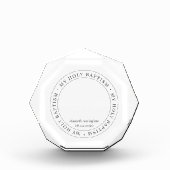 Heilige Taufe Einfache Rahmen Modernes Foto (Vorderseite)