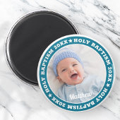 Heilige Taufe Modernes Foto Magnet