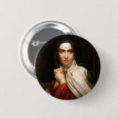 Heilige Teresa Jesu Button (Vorne & Hinten)