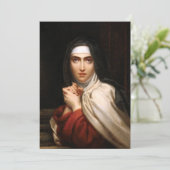 Heilige Teresa Jesu Feiertagskarte (Stehend Vorderseite)