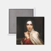 Heilige Teresa Jesu Magnet (Vorderseite/Rückseite)