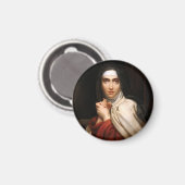 Heilige Teresa Jesu Magnet (Vorderseite/Rückseite)
