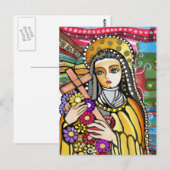 Heilige Teresa Jesu Postkarte (Vorne/Hinten)
