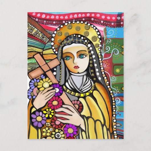 Heilige Teresa Jesu Postkarte (Vorderseite)