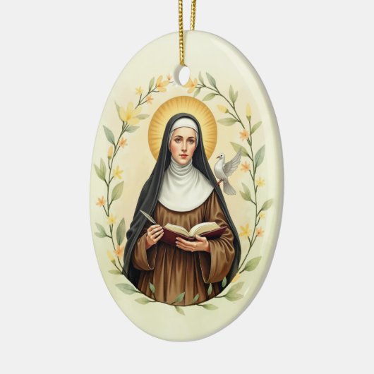 Heilige Teresa von Avila katholische Hingabe Keramik Ornament (Links)