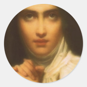 HEILIGE TERESA VON AVILA RUNDER AUFKLEBER