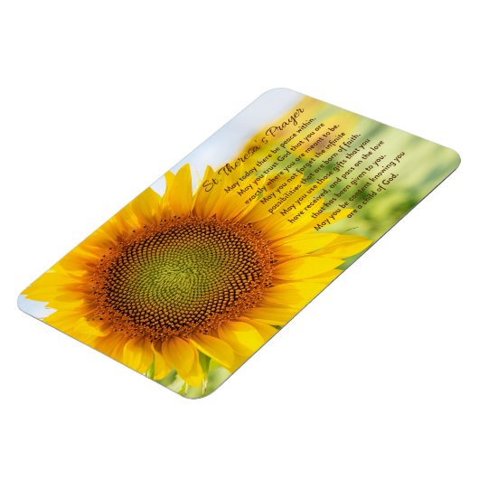 Heilige Theresa-Gebete Magnet (Linke Seite)