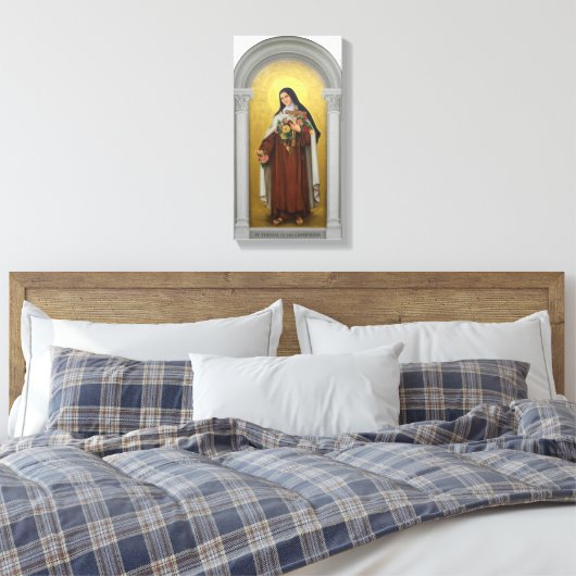 Heilige Therese des Kindes Jesus katholische Karme Leinwanddruck (Insitu (Schlafzimmer))
