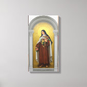 Heilige Therese des Kindes Jesus katholische Karme Leinwanddruck (Vorderseite)
