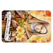 Heilige Thérèse des Kindes Jesus Magnet (Horizontal)