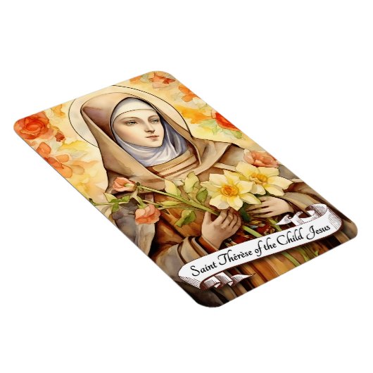 Heilige Thérèse des Kindes Jesus Magnet (Rechte Seite)