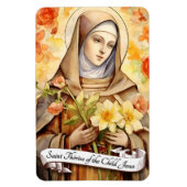 Heilige Thérèse des Kindes Jesus Magnet (Vertikal)