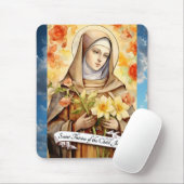 Heilige Thérèse des Kindes Jesus Mousepad (Mit Mouse)
