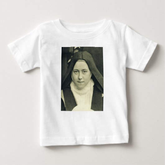 Heilige Therese des Kindes Jesus und das heilige G Baby T-shirt (Vorderseite)
