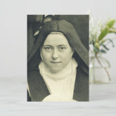 Heilige Therese des Kindes Jesus und das heilige G Einladung (Stehend Vorderseite)