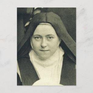 Heilige Therese des Kindes Jesus und das heilige G Postkarte