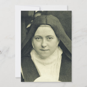 Heilige Therese vom Kinde Jesus und vom Heiligen A Dankeskarte