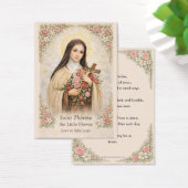 Heilige Therese vom kleinen Blumenkind Gebet (Schreibtisch)