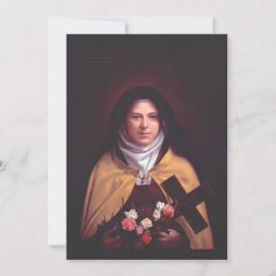 Heilige Therese von Lisieux Feiertagskarte